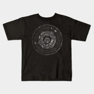 Mystical Sacred Geometry Ornament Kids T-Shirt